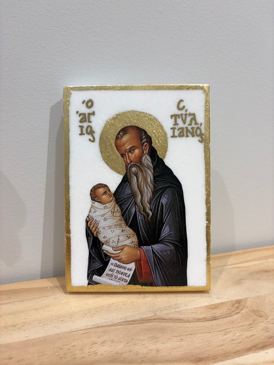 St. Stylianos - White Marble