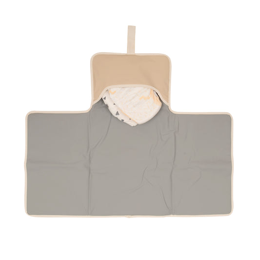 Recycled Changing Mat Wallet - Latte