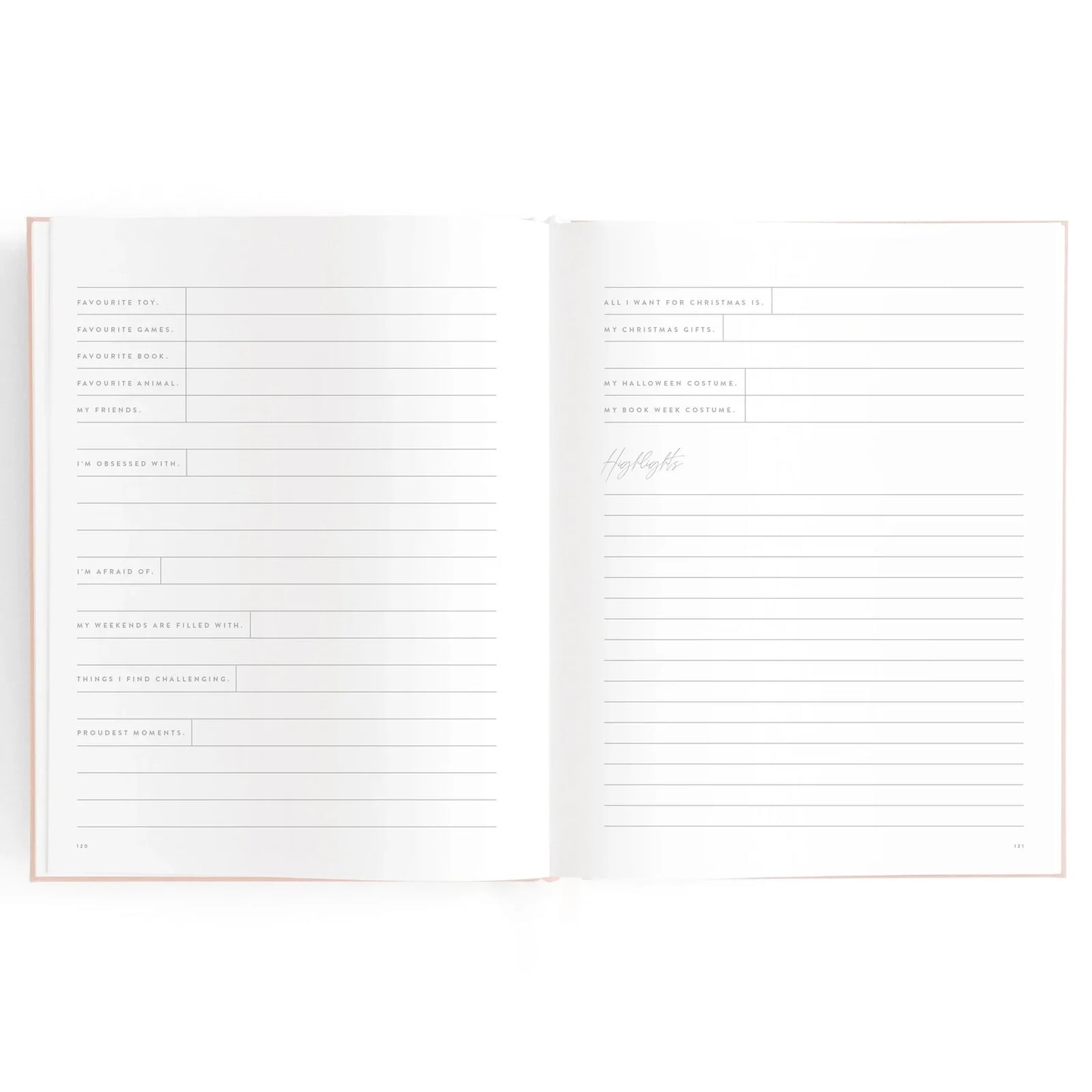 Baby Journal 3rd Edition - Rose