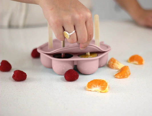 Baby Food & Icy Pole Freezer Tray - Dusty Rose