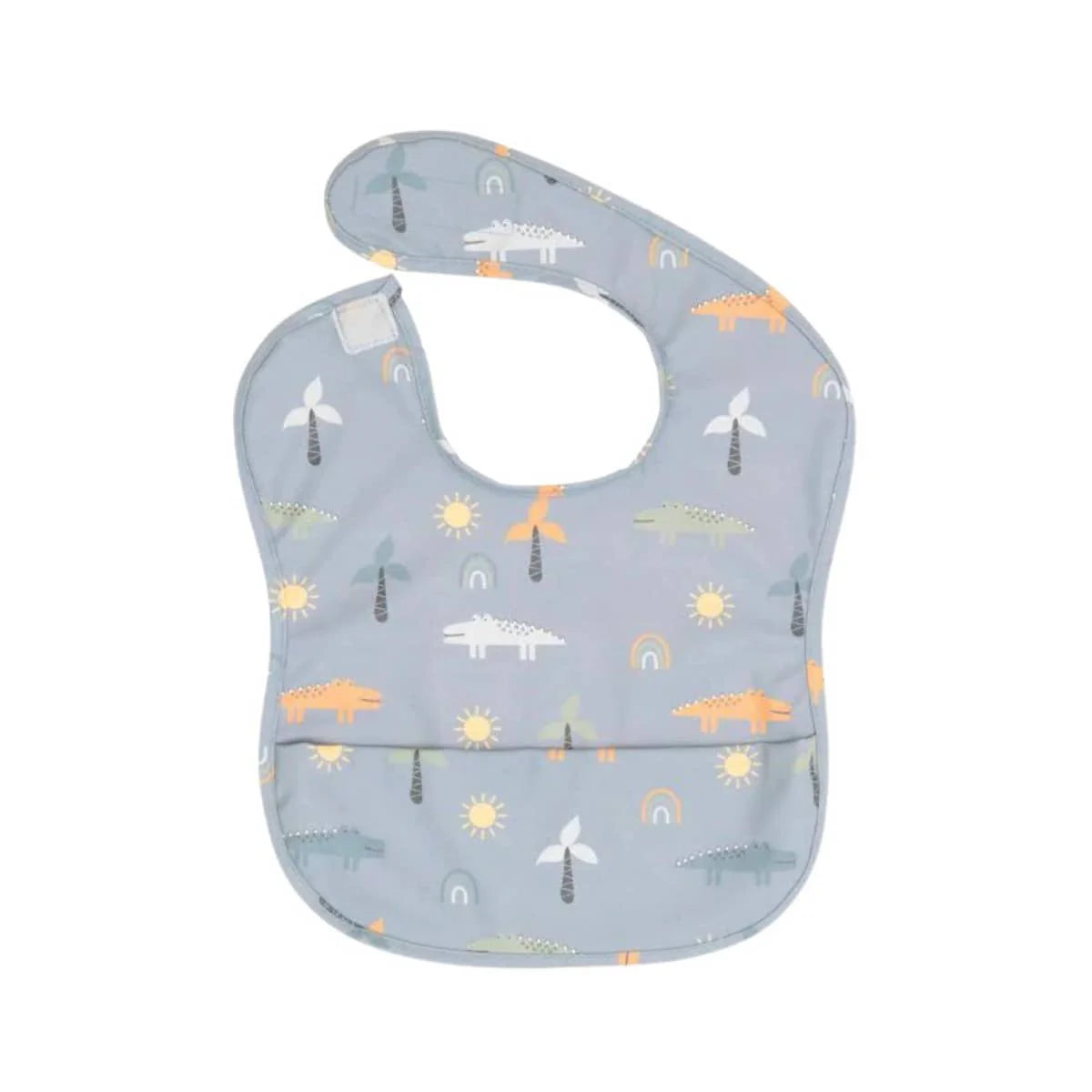 Recycled Pouch Bib - Crocodile