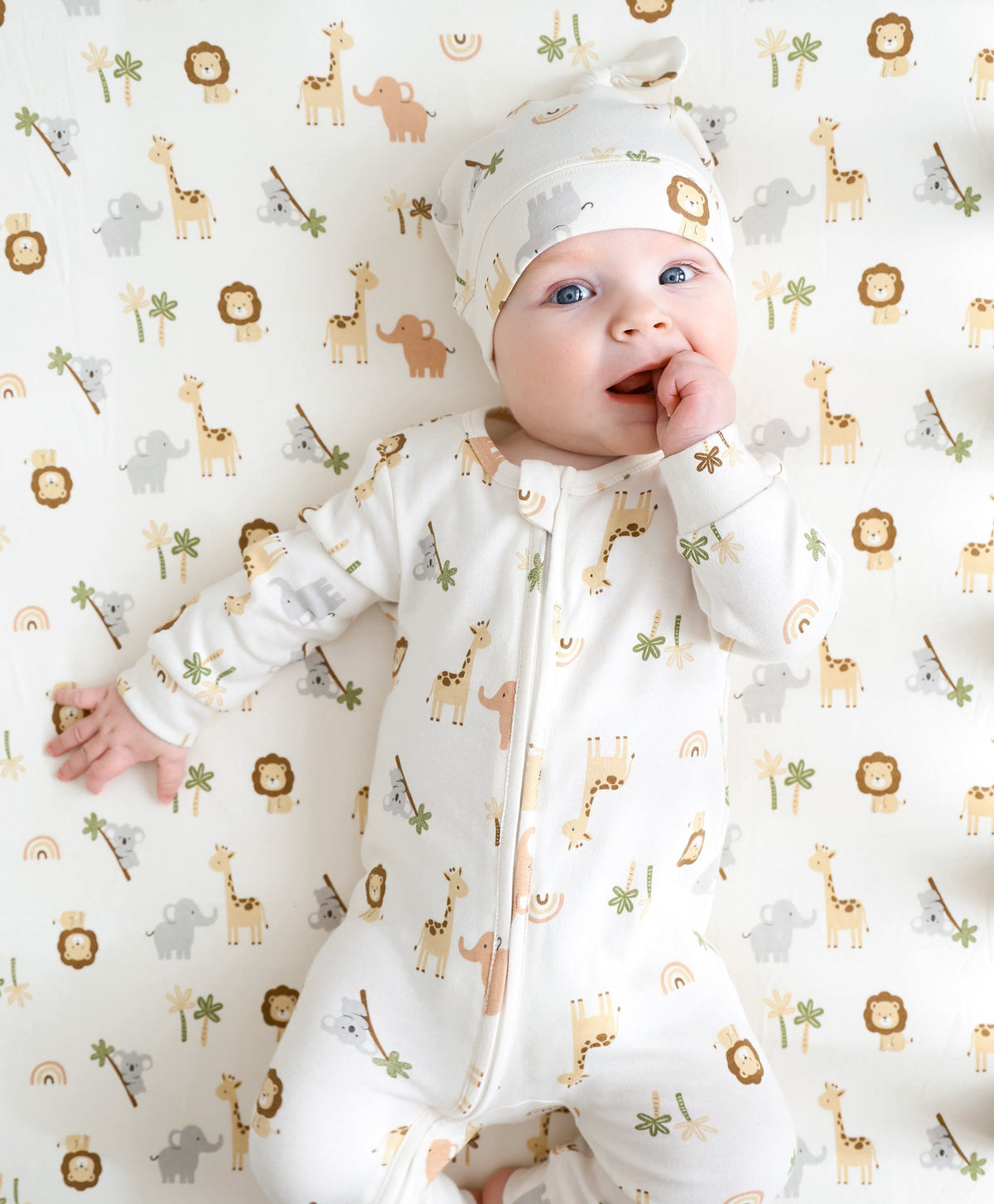 Organic Cotton Growsuit - Zoo