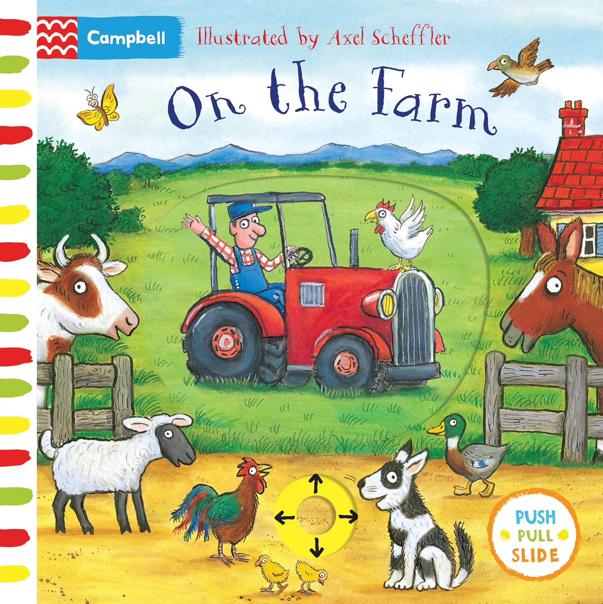 On the Farm - A Push, Pull and Slide Boardbook