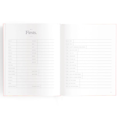 Baby Journal - Petal Stripe