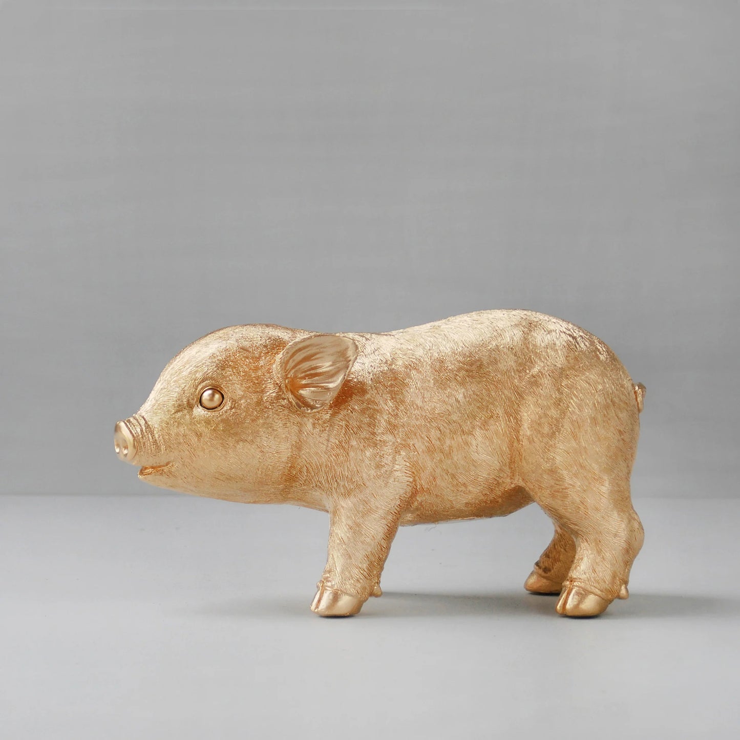 Pig Money Box - Gold