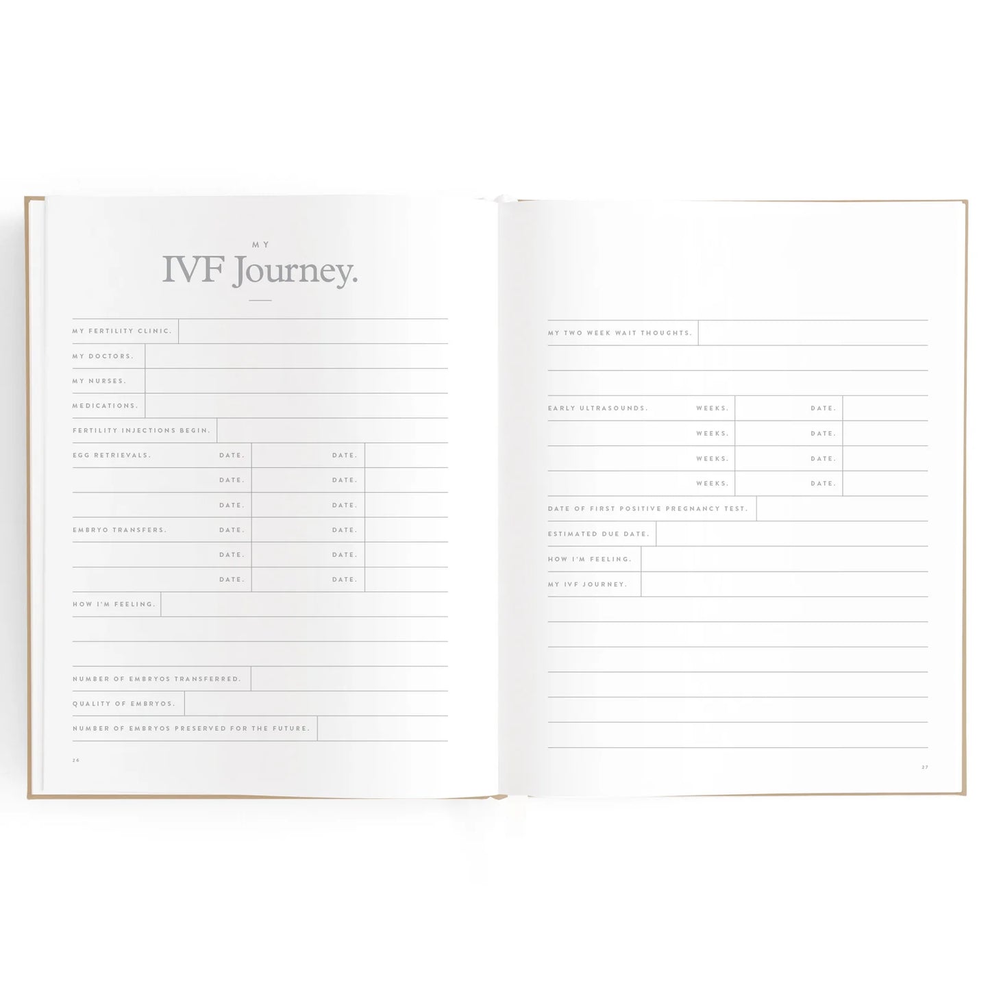 Baby Journal 3rd Edition - Biscuit