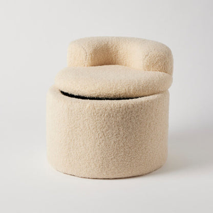 Boucle Kids Storage Chair