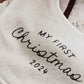 My First Christmas 2024 Bib