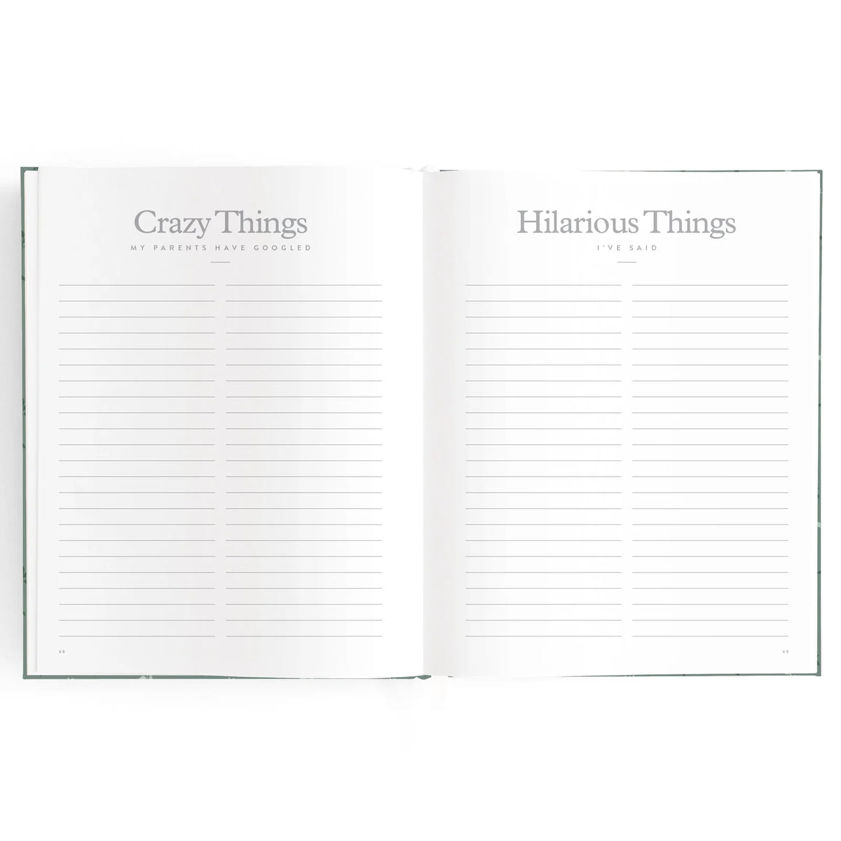 Baby Journal 3rd Edition - Pine
