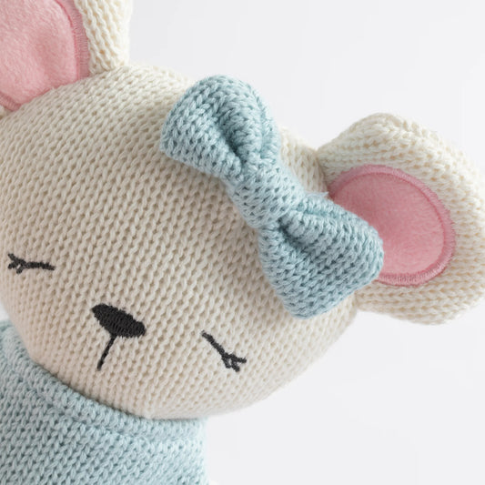 Knitted Cotton Toy - Molly the Mouse