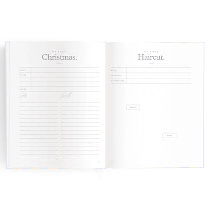 Baby Journal - Cloud Stripe
