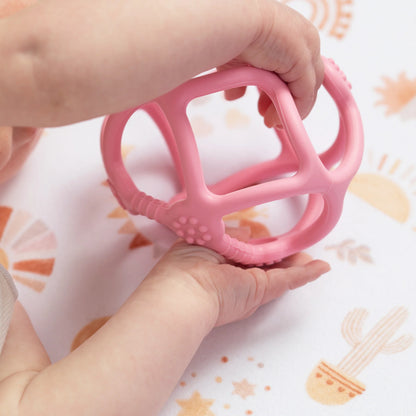 Silicone Teething Ball - Pink