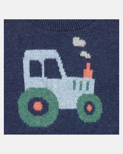 Organic Pullover Jumper Mystical - Tiny Tractors