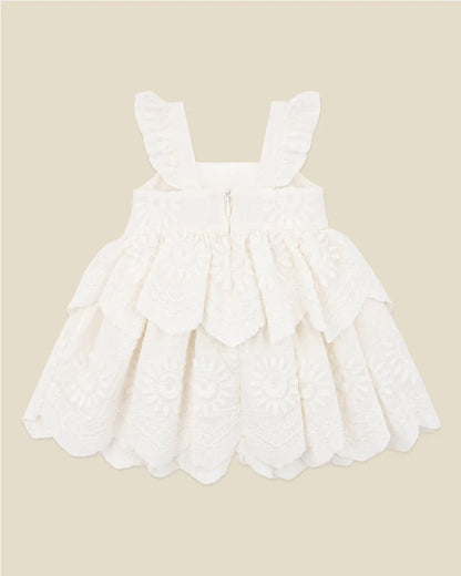 Tiered Broidery Dress 000-2Y