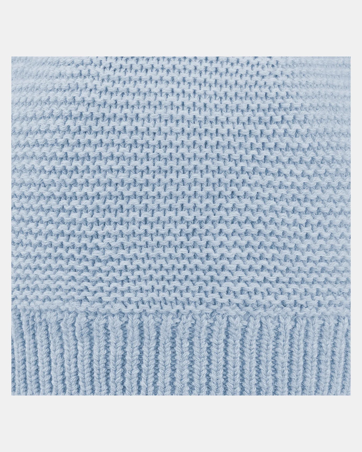 Organic Beanie Snowflake - Bluebell