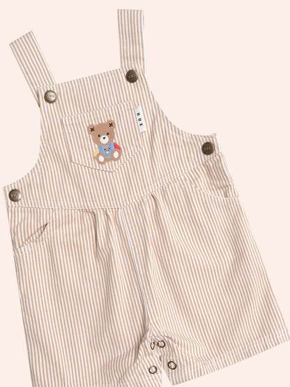 Sandbox Stripe Short Overalls