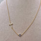 Eye & Cross Necklace - Gold