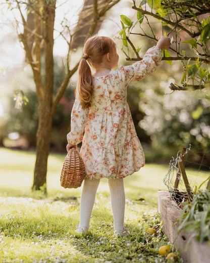 Emmy Print Organic Dress