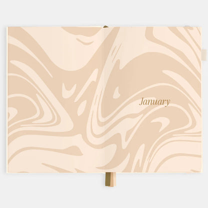 2026 A5 Vertical Planner - Creme