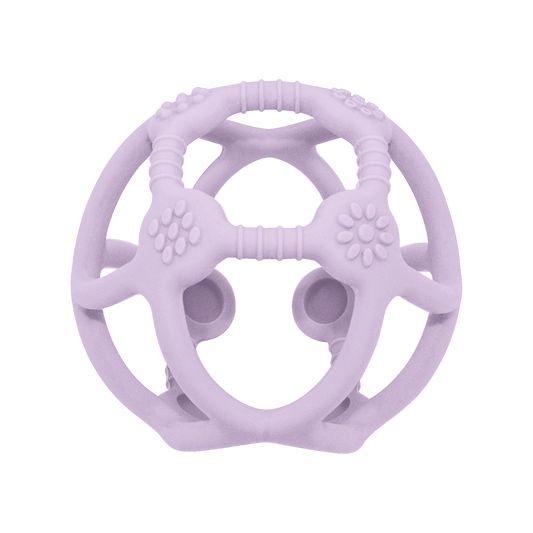 Silicone Teething Ball - Purple