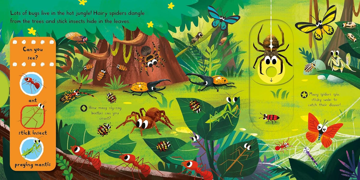 Brilliant Bugs - A Push, Pull and Slide Boardbook