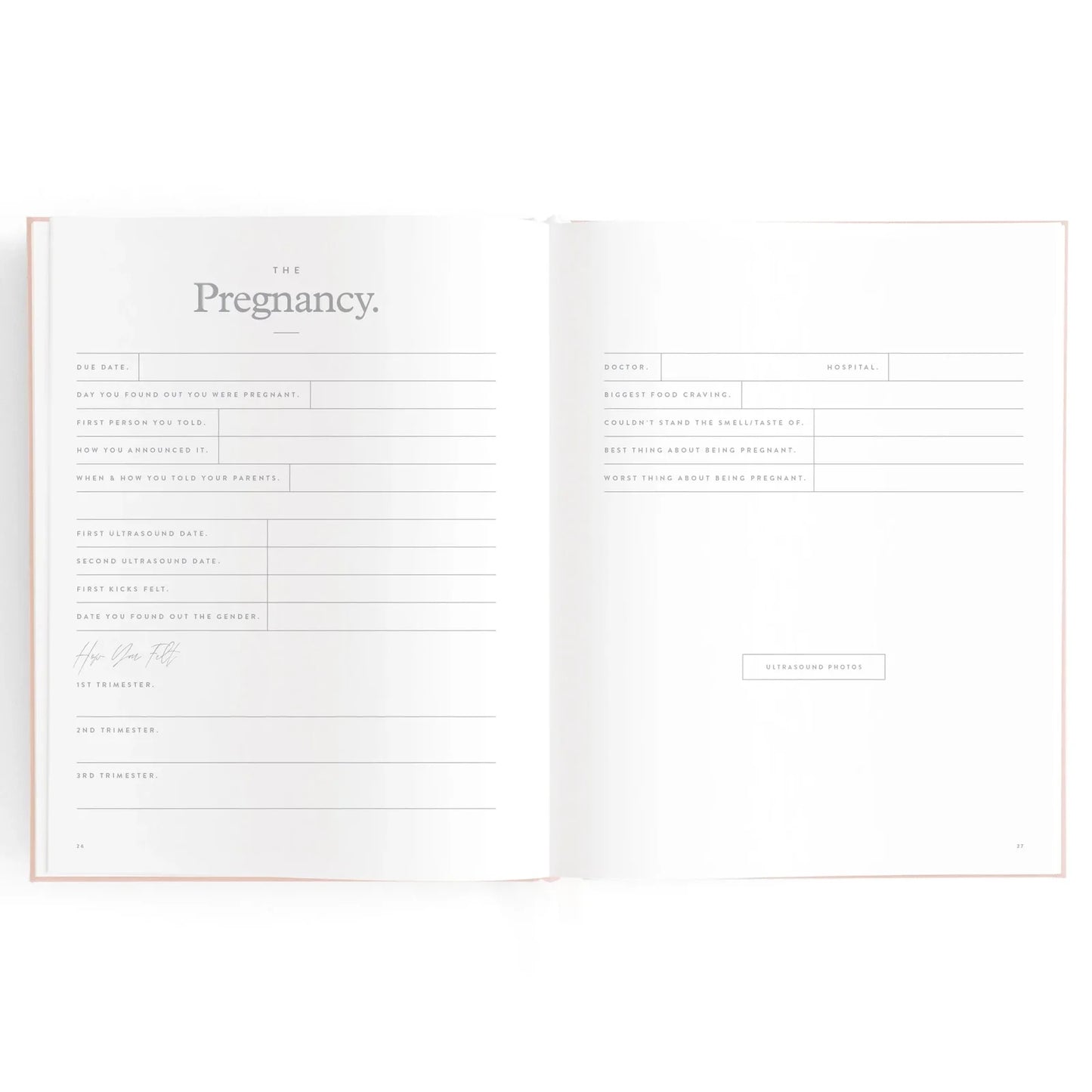 Baby Journal 3rd Edition - Rose