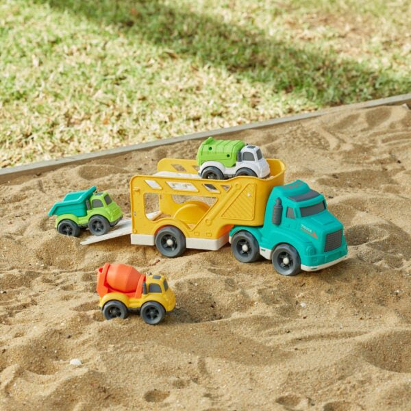 Bioplastic Vehicle Carrier Set - Trucks