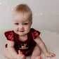 Red Velvet Prancer Christmas Playsuit/Dress