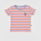 Tutti Frutti Stripe Rib T-Shirt Purple Multi