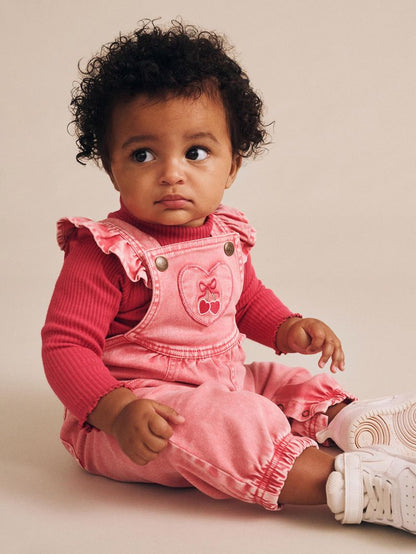 Cherry Heart Vintage Overalls
