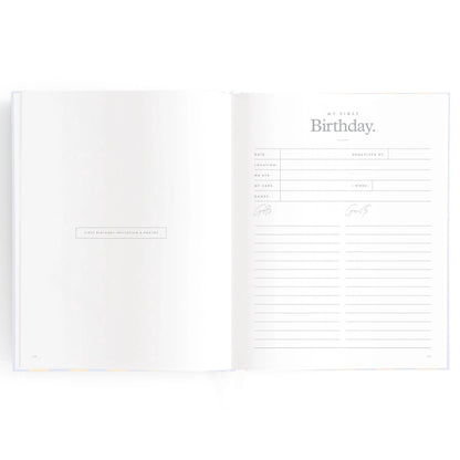 Baby Journal - Cloud Stripe