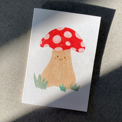 Mushroom Mini Card