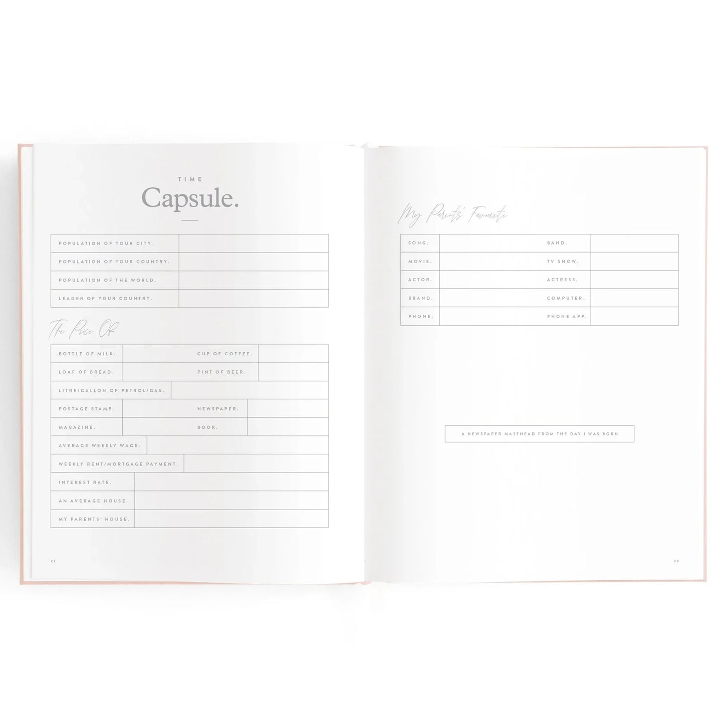 Baby Journal 3rd Edition - Rose