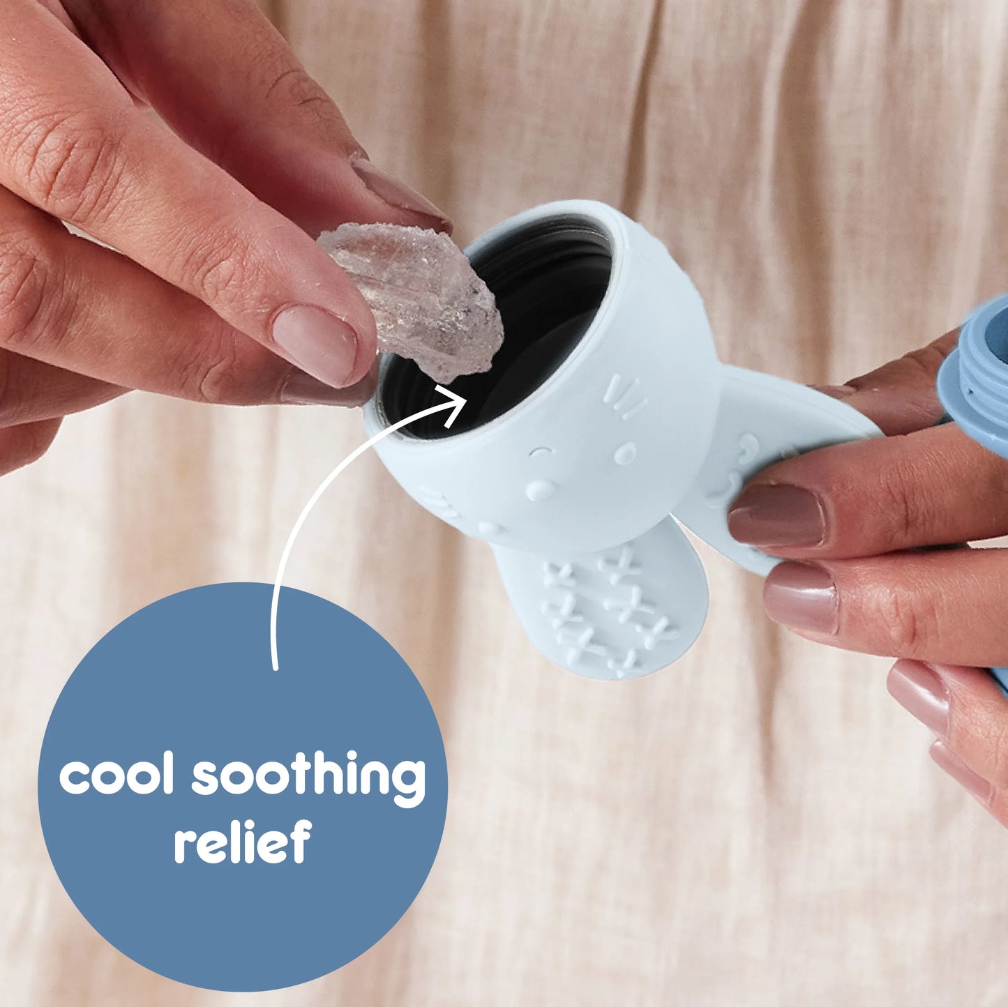 Chill+Fill Teether - Lullaby Blue