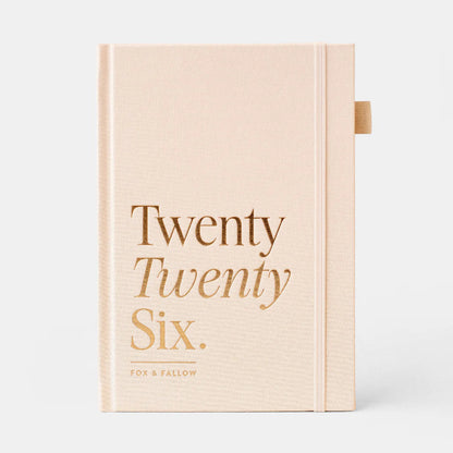 2026 A5 Vertical Planner - Creme