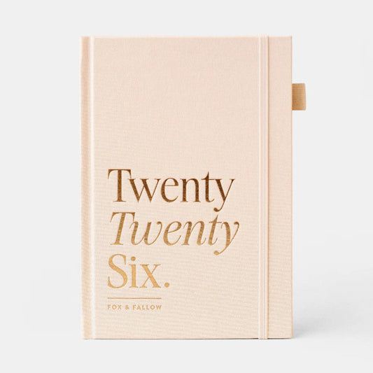 2026 A5 Vertical Planner - Creme