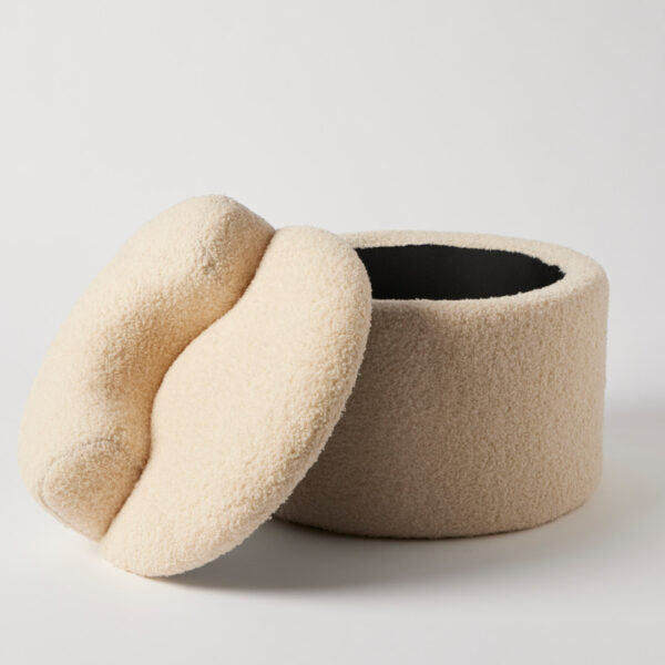 Boucle Kids Storage Chair