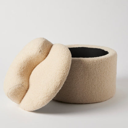 Boucle Kids Storage Chair