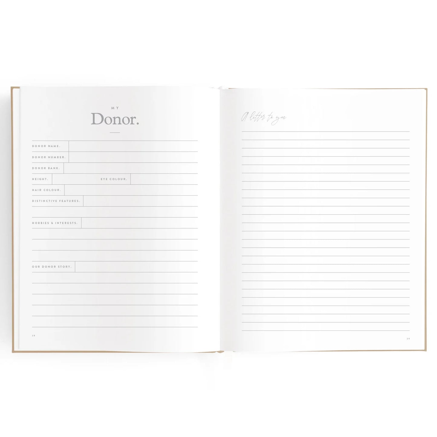 Baby Journal 3rd Edition - Biscuit