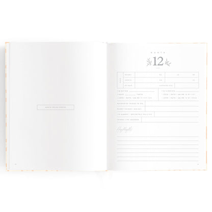 Baby Journal - Daisy Grid