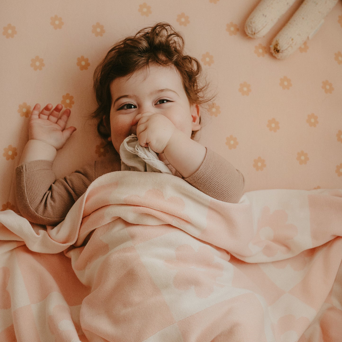 Fitted Cot Sheet - Daisy Chain