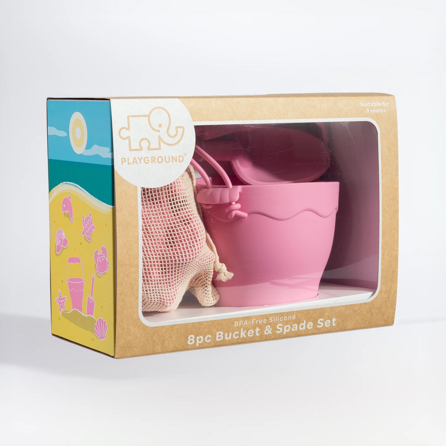 Beach Bucket Set 8pc - Pink