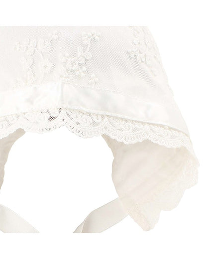 Lace Bonnet - Ivory