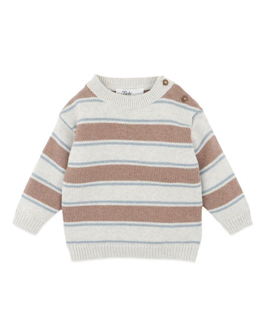Alvin Stripe Organic Knitted Jumper