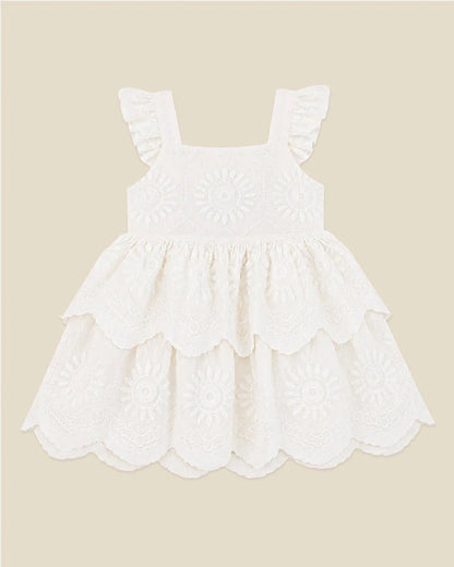 Tiered Broidery Dress 000-2Y
