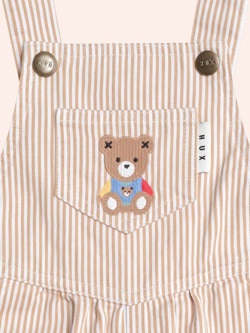 Sandbox Stripe Short Overalls