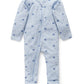 Blue Leaf Premmie Zip Growsuit