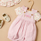 Seaside Embroidered Overall Set