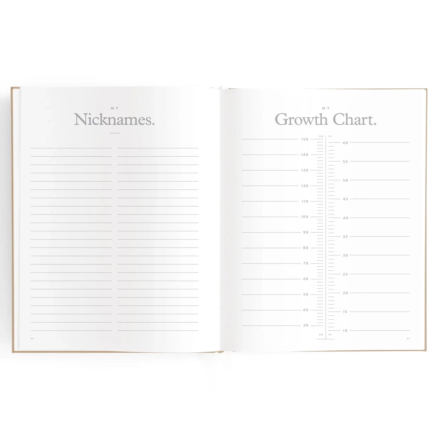 Baby Journal 3rd Edition - Biscuit