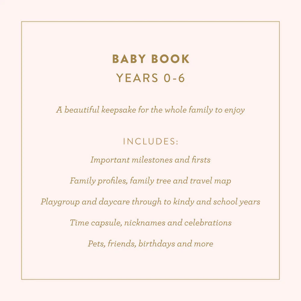 Baby Journal 3rd Edition - Rose
